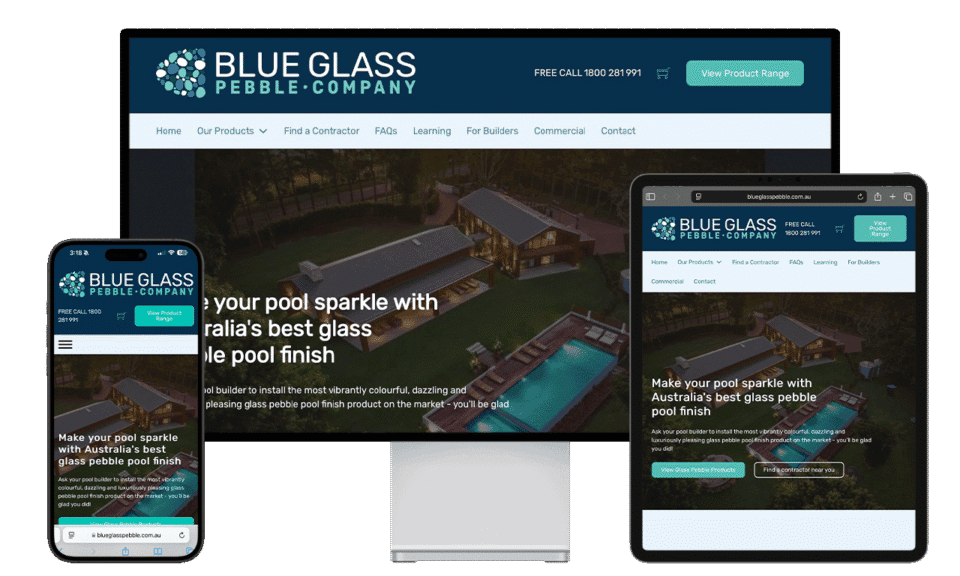 Blue Glass Pebble Company solution image