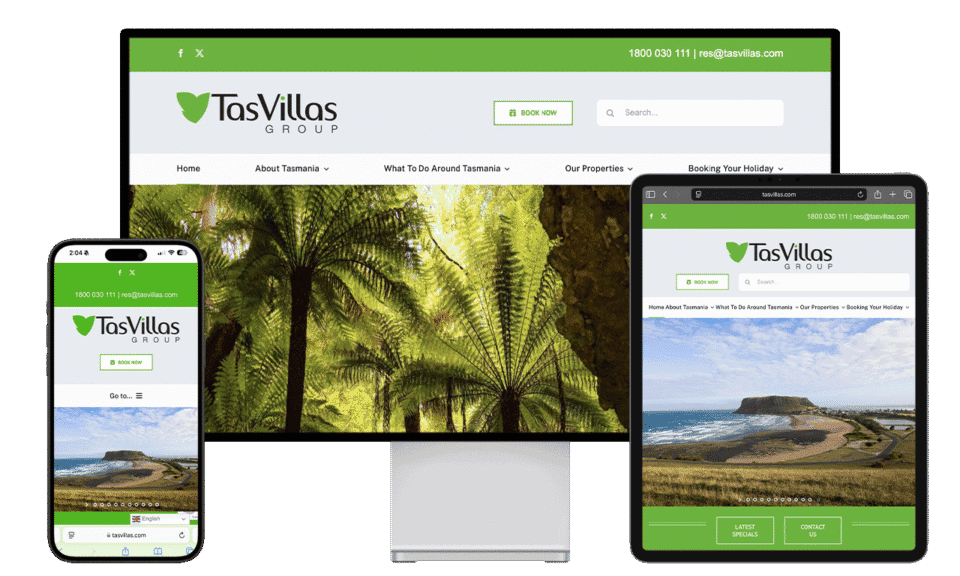 TasVillas Group project solution image